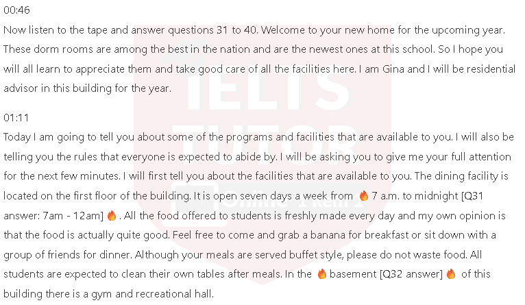 Đáp án List three activities that Saturday Morning Outings have included in the past: Đề thi IELTS LISTENING (practice test) Đáp án List three activities that Saturday Morning Outings have included in the past: Đề thi IELTS LISTENING (practice test)