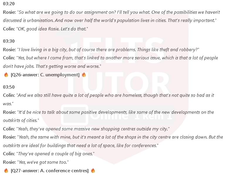 What do Rosie and Colin's opinion about each of the following aspects of human geography?: Đề thi IELTS LISTENING (practice test) What do Rosie and Colin's opinion about each of the following aspects of human geography?: Đề thi IELTS LISTENING (practice test)