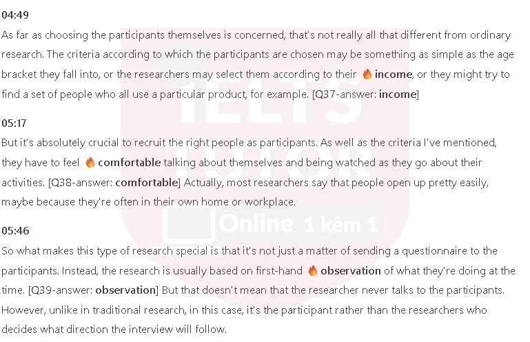 ETHNOGRAPHY IN BUSINESS: Đề thi IELTS LISTENING (actual test) ETHNOGRAPHY IN BUSINESS: Đề thi IELTS LISTENING (actual test)