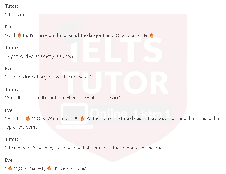 Biogas Plant: Đề thi IELTS LISTENING (actual test) Biogas Plant: Đề thi IELTS LISTENING (actual test)