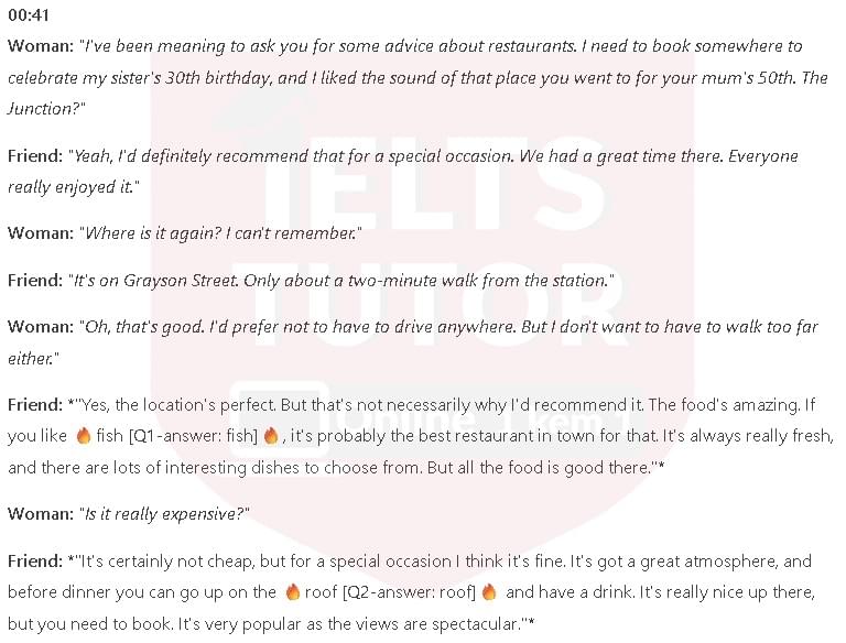 The Junction: Đề thi IELTS LISTENING (practice test) The Junction: Đề thi IELTS LISTENING (practice test)