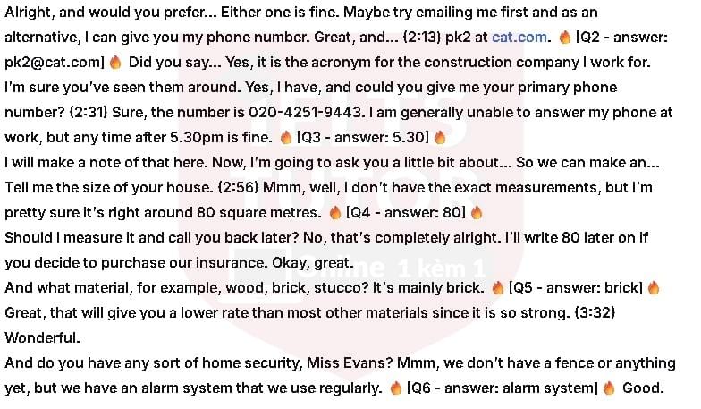 Home Insurance Quotation Form: Đề thi IELTS LISTENING Home Insurance Quotation Form: Đề thi IELTS LISTENING