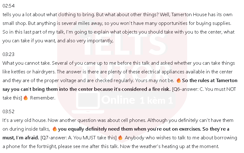 The Tamerton Centre was set up in order to encourage people: Đề thi IELTS LISTENING (actual test) The Tamerton Centre was set up in order to encourage people: Đề thi IELTS LISTENING (actual test)