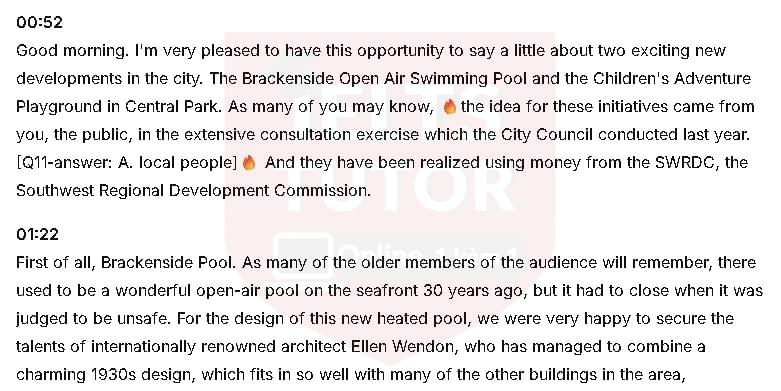 New city developments: Đề thi IELTS LISTENING (actual test) New city developments: Đề thi IELTS LISTENING (actual test)