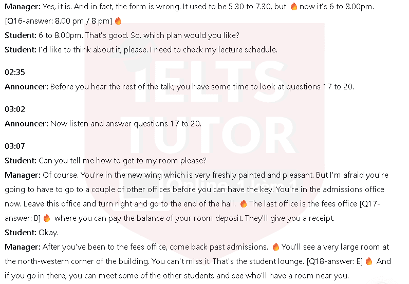 STUDENT HOSTEL: Đề thi IELTS LISTENING (actual test) STUDENT HOSTEL: Đề thi IELTS LISTENING (actual test)
