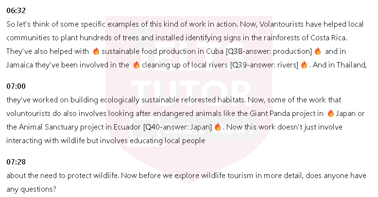 Eco-tourism: Đề thi IELTS LISTENING (actual test) Eco-tourism: Đề thi IELTS LISTENING (actual test)