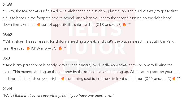 Sports Information for Parents: Đề thi IELTS LISTENING (actual test) Sports Information for Parents: Đề thi IELTS LISTENING (actual test)