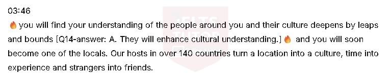 The host families will: Đề thi IELTS LISTENING (actual test) The host families will: Đề thi IELTS LISTENING (actual test)