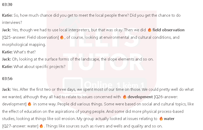 Field Trip to Kenya: Đề thi IELTS LISTENING (practice test) Field Trip to Kenya: Đề thi IELTS LISTENING (practice test)