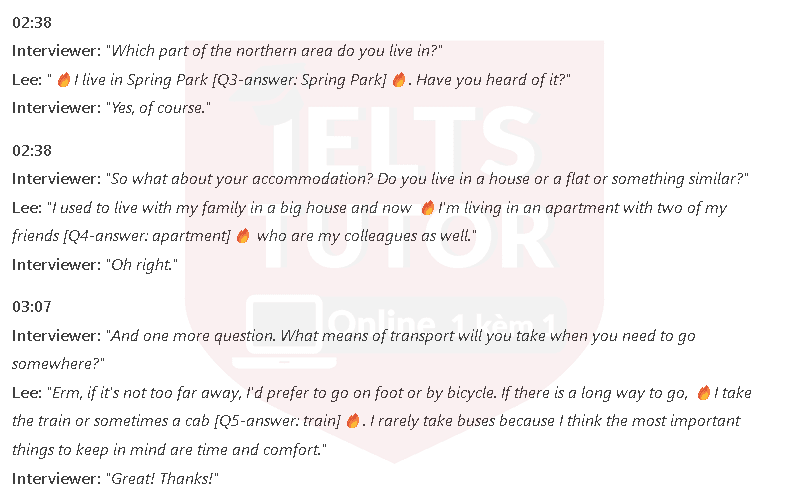 A Residence Survey: Đề thi IELTS LISTENING (actual test) A Residence Survey: Đề thi IELTS LISTENING (actual test)