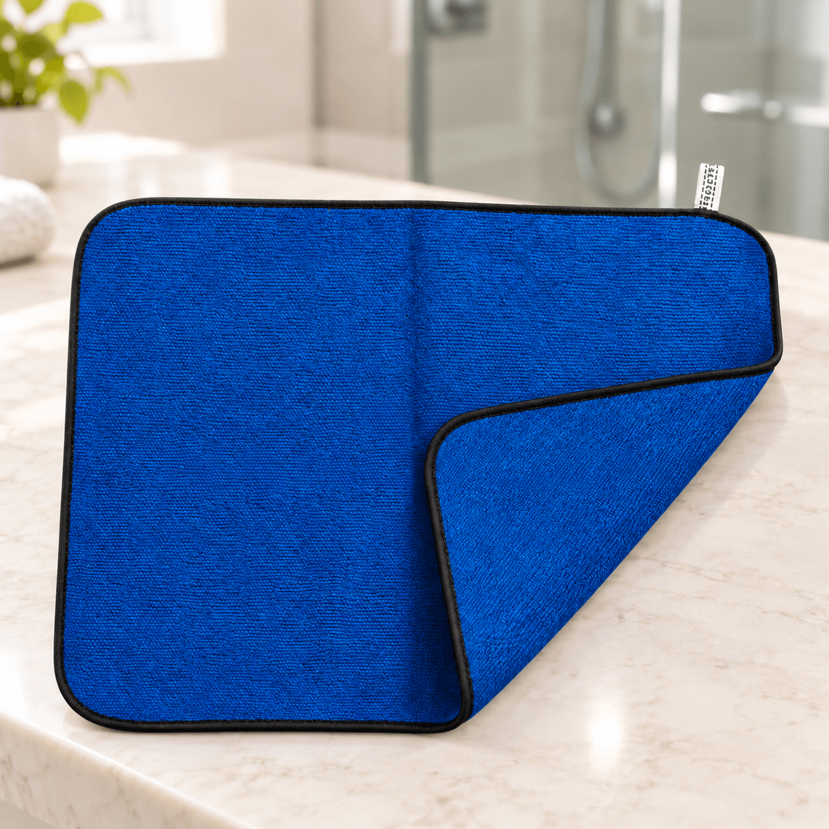 Chiffon multi-usage Carbonfaser XL bleu à bordure noire Chiffon multi-usage Carbonfaser XL bleu à bordure noire