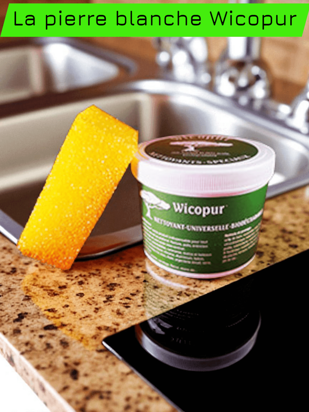 Pierre d’argile blanche naturelle Wicopur pour nettoyage écologique multi-surfaces – sans produits chimiques. Pierre d’argile blanche naturelle Wicopur pour nettoyage écologique multi-surfaces – sans produits chimiques.