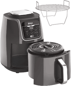 Ninja Air Fryer Max XL with touchscreen display on countertop Ninja Air Fryer Max XL with touchscreen display on countertop