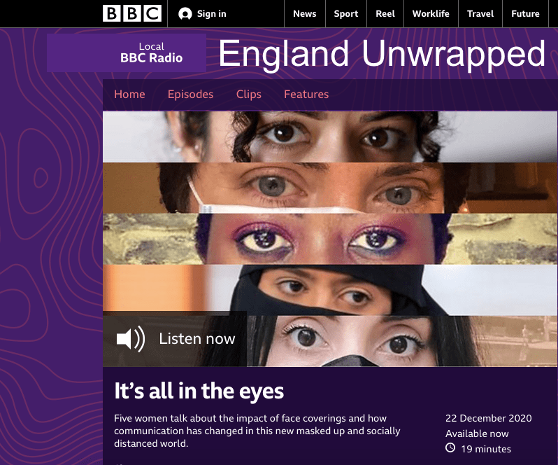 A homemade magazine cover featuring a woman in a black niqab and pink makeup.  A homemade magazine cover featuring a woman in a black niqab and pink makeup.