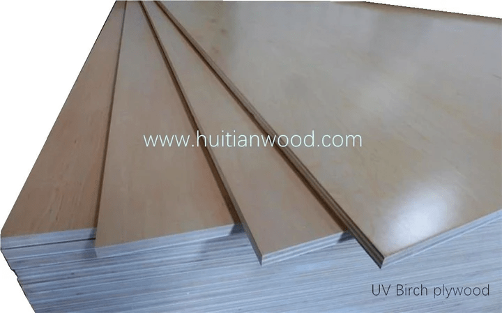UV coated Birch plywood  UV coated Birch plywood