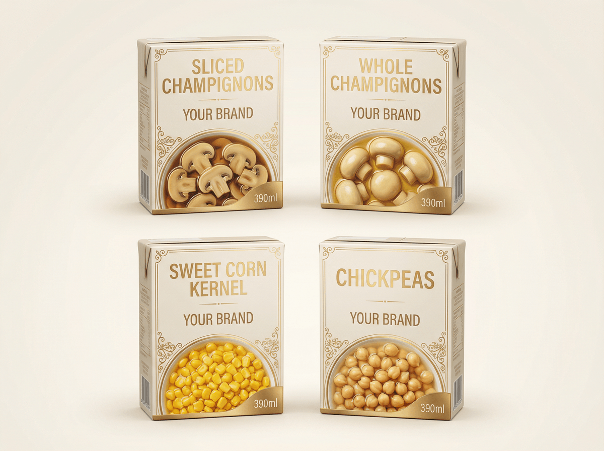 Private label Tetra Recart combine showcase Private label Tetra Recart combine showcase