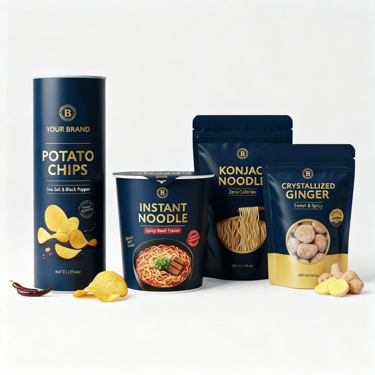 Your brand noodle and snack Your brand noodle and snack