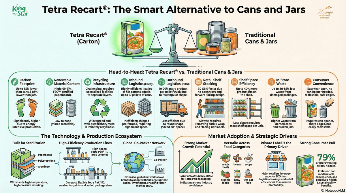 Tetra Recart vs Cans and Jars Tetra Recart vs Cans and Jars
