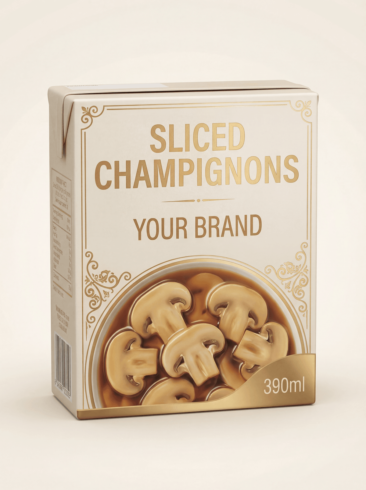 Canned champignon mushroom packed in Tetra Recart by Kingstar Food Canned champignon mushroom packed in Tetra Recart by Kingstar Food