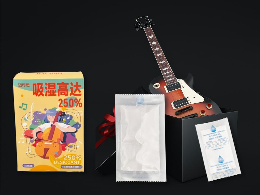 Special desiccant for musical instruments