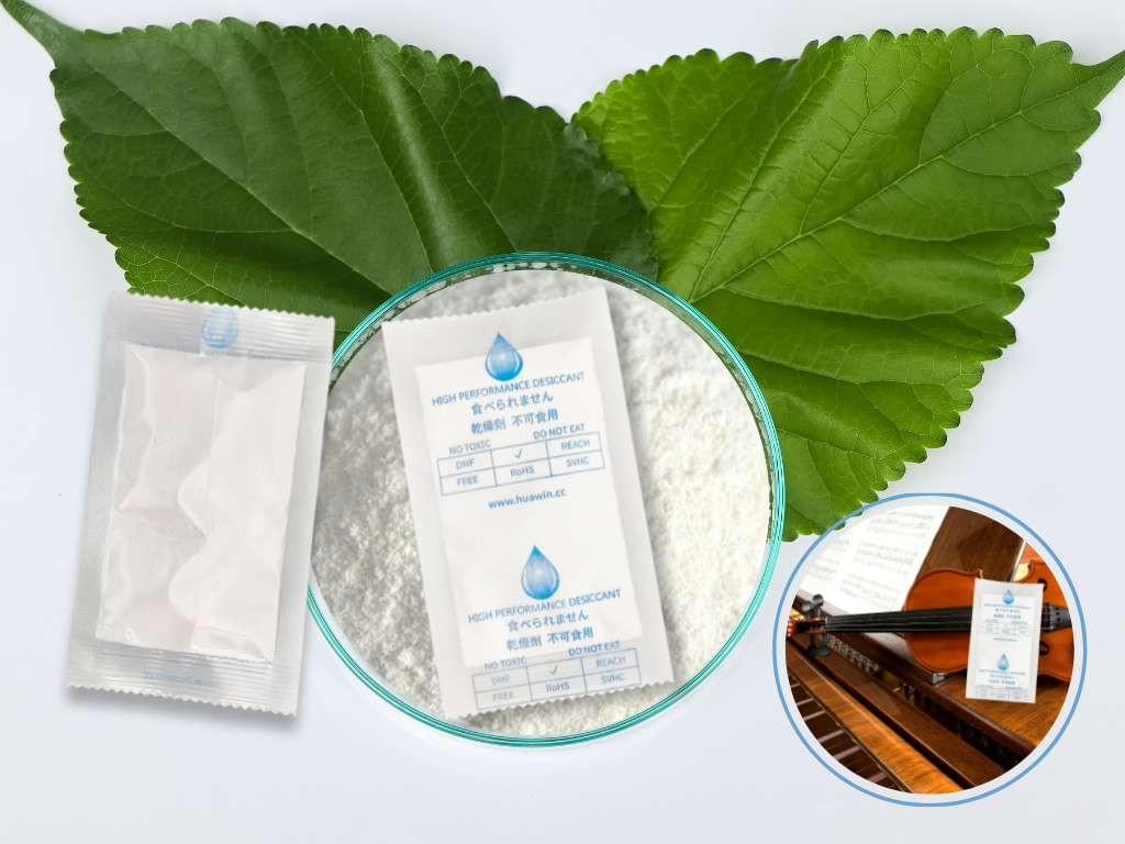 Special desiccant for musical instruments