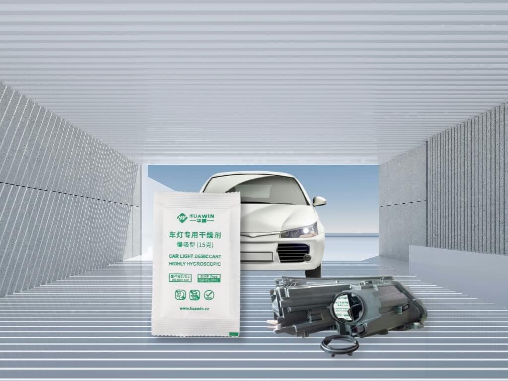 Car light desiccant