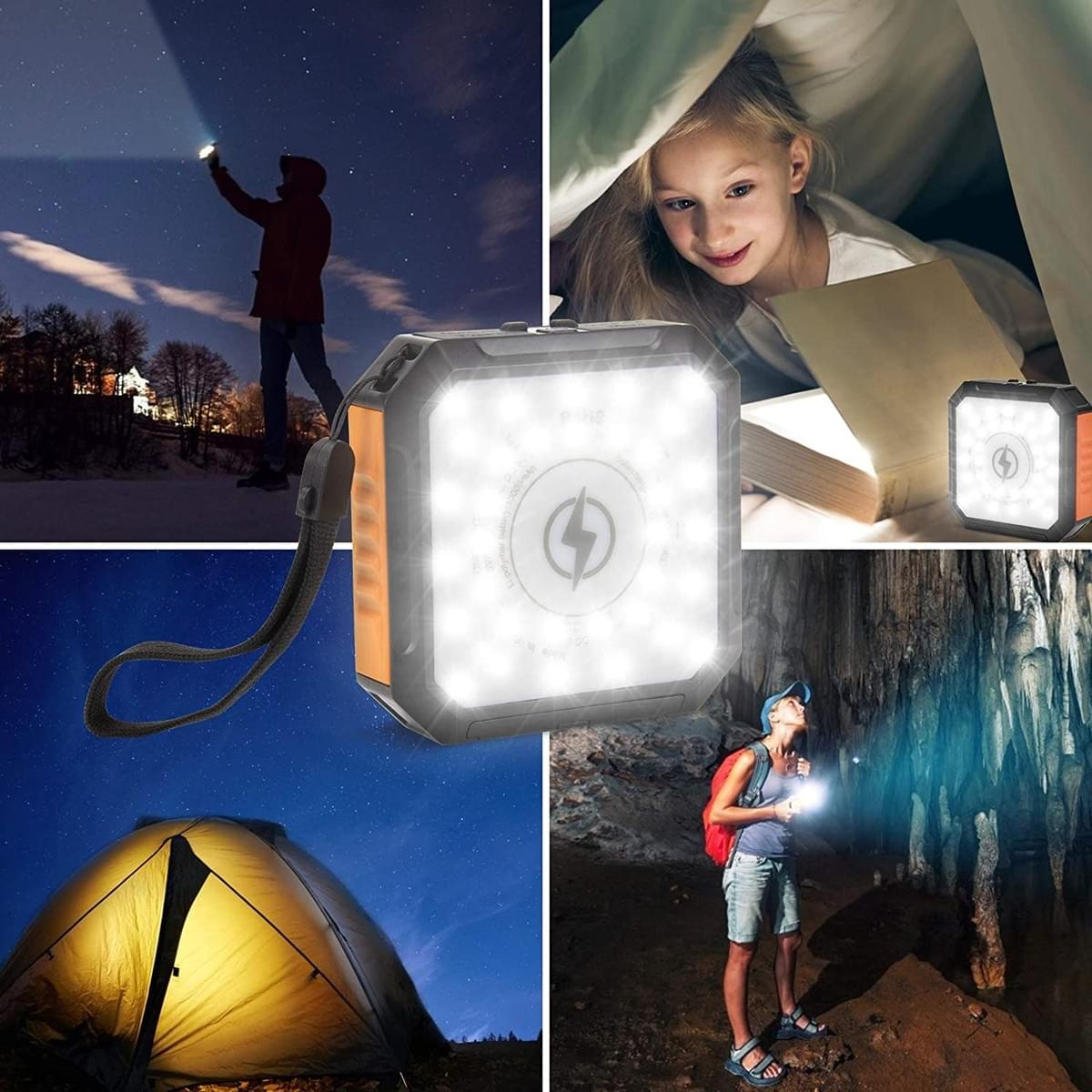 Solar Power Bank 10000Mah with LED