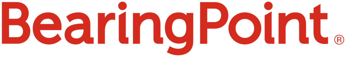 BearingPoint logo in red BearingPoint logo in red