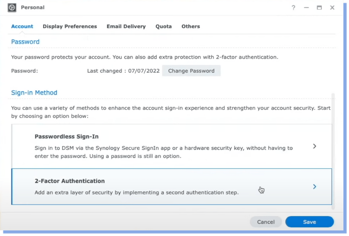 2-Factor Authentication 2-Factor Authentication