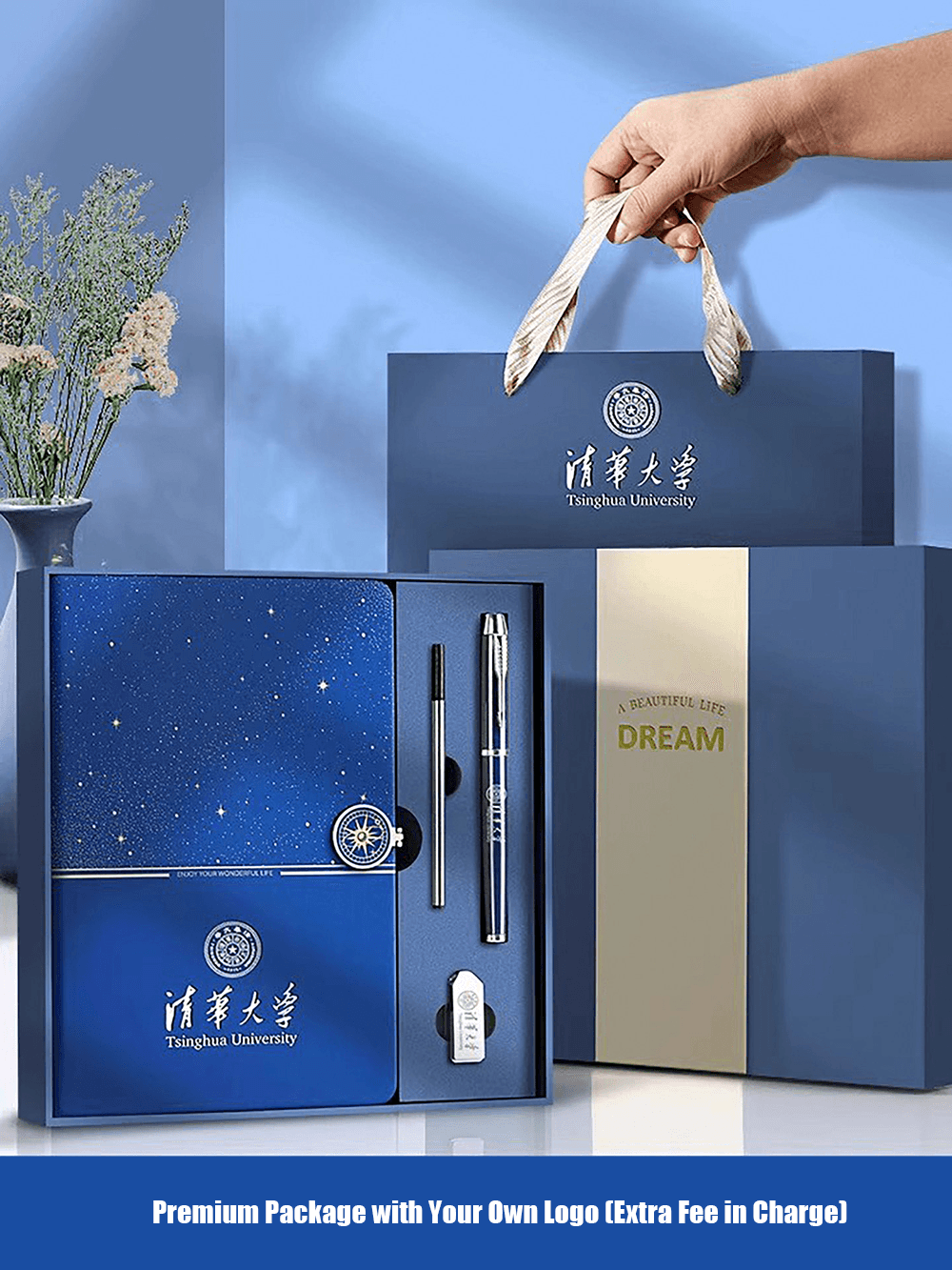 Premium Custom Notebook Gift Set | 100 MOQ | Corporate Gifts, Trade Shows & Employee Welcome Kits