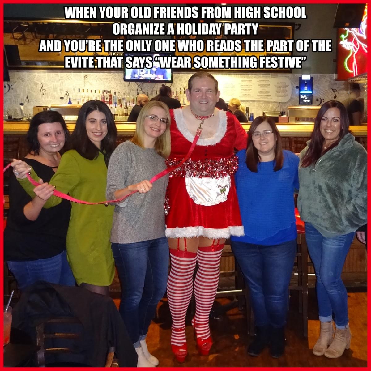 This picture of Shawn and some of his old high school friends on a special holiday outing has been turned into a meme and shared by many of Shawn's followers on Facebook. This picture of Shawn and some of his old high school friends on a special holiday outing has been turned into a meme and shared by many of Shawn's followers on Facebook.