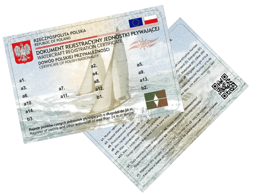 polish yacht registration card polish yacht registration card