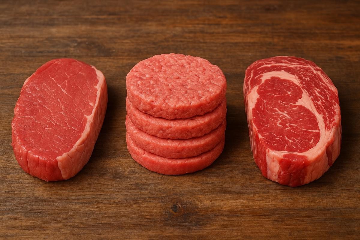 無論是牛肉原肉、重組肉還是注脂肉,消費者都需要注意選擇正規廠家購買,第一牛肉實體門市及網路商城所販售的所有肉品,皆為原肉分切 無論是牛肉原肉、重組肉還是注脂肉,消費者都需要注意選擇正規廠家購買,第一牛肉實體門市及網路商城所販售的所有肉品,皆為原肉分切