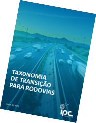 Imagem da capa do documento com uma rodovia e um filtro azul na frente escrito "Taxonomia de Transição para Rodovias" Imagem da capa do documento com uma rodovia e um filtro azul na frente escrito "Taxonomia de Transição para Rodovias"