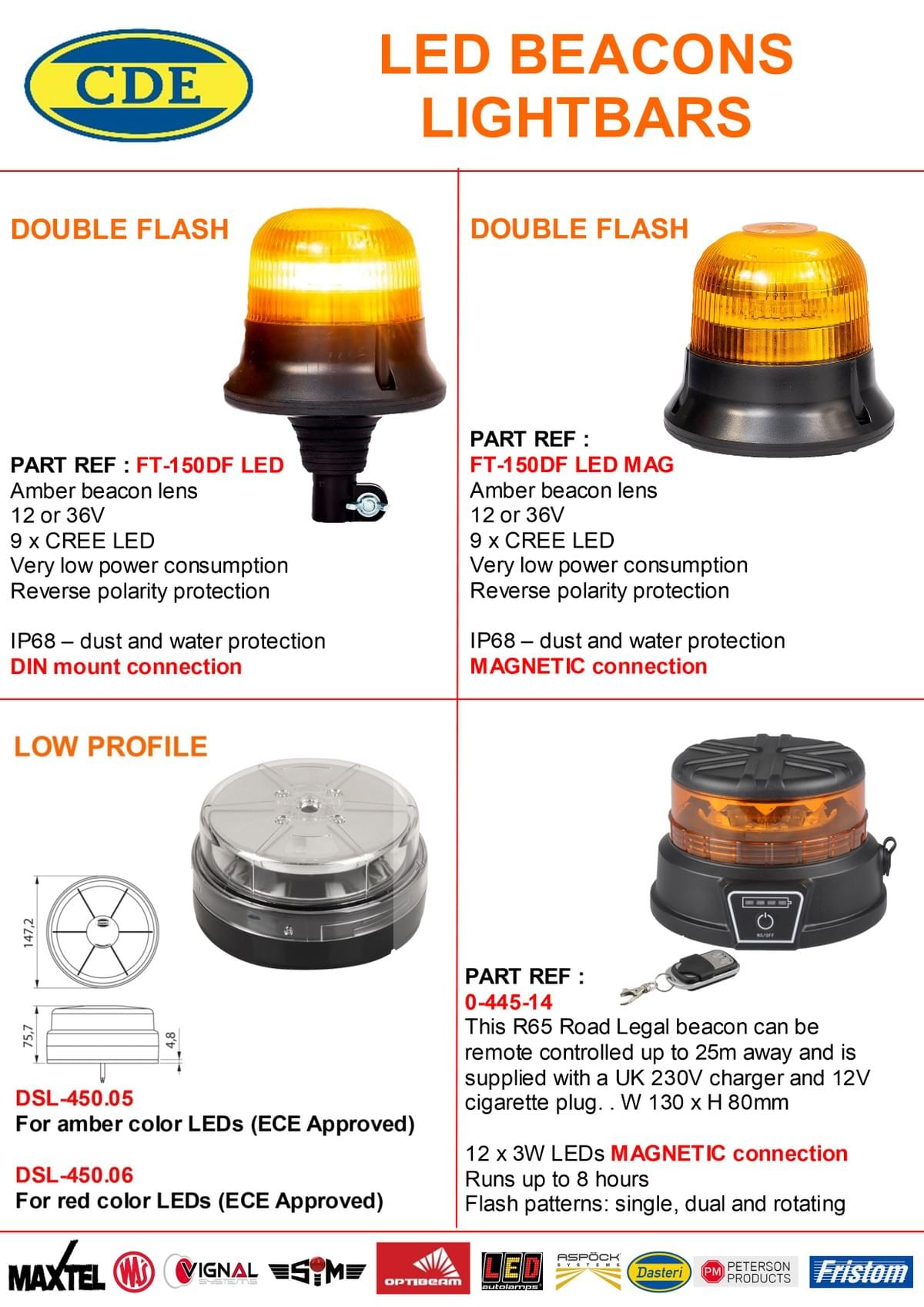 LED BEACONS AND LIGHTBARS LED BEACONS AND LIGHTBARS