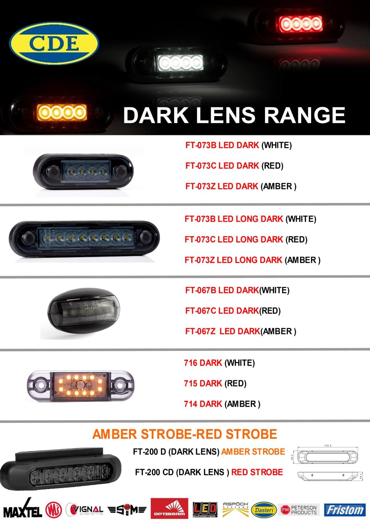 CDE CATALOGUE REAR MARKERS CDE CATALOGUE REAR MARKERS