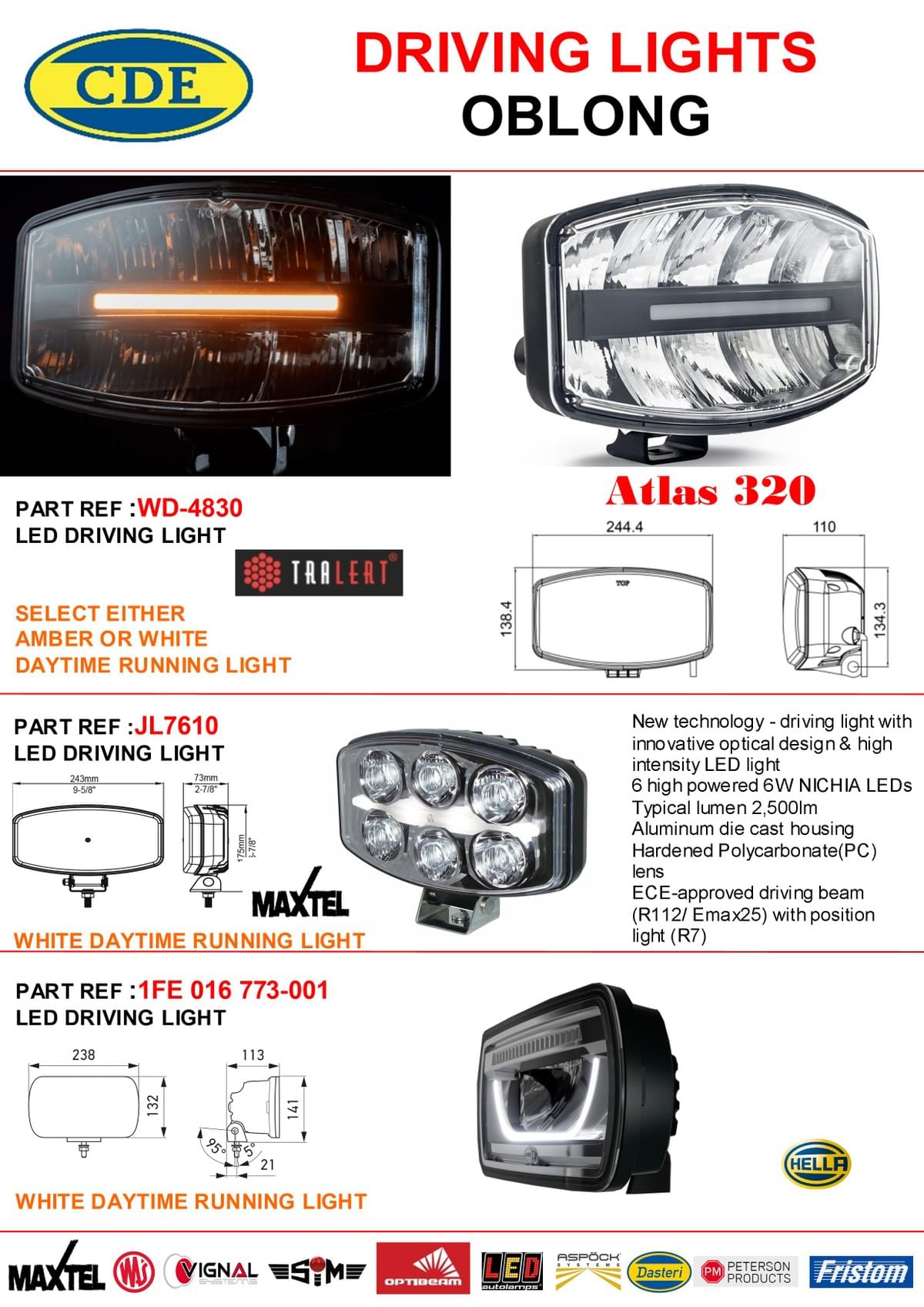 DRIVING LIGHTS LINEAR ROUND OVAL DRIVING LIGHTS LINEAR ROUND OVAL