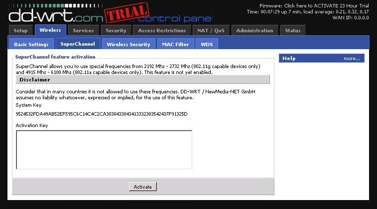 Dd Wrt Super Channel Activation 142 Dd Wrt Super Channel Activation 142