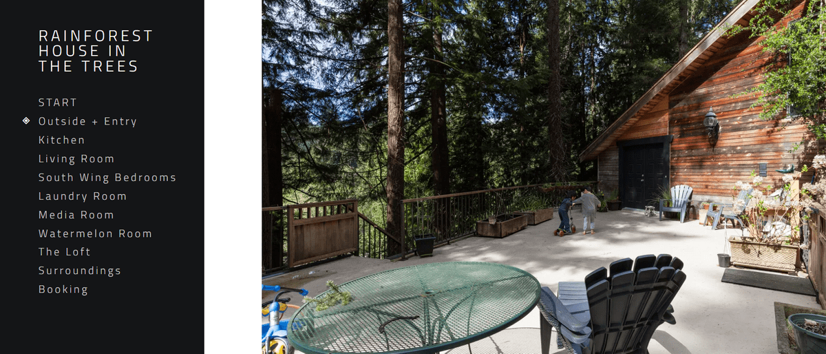 Rainforest hotel website