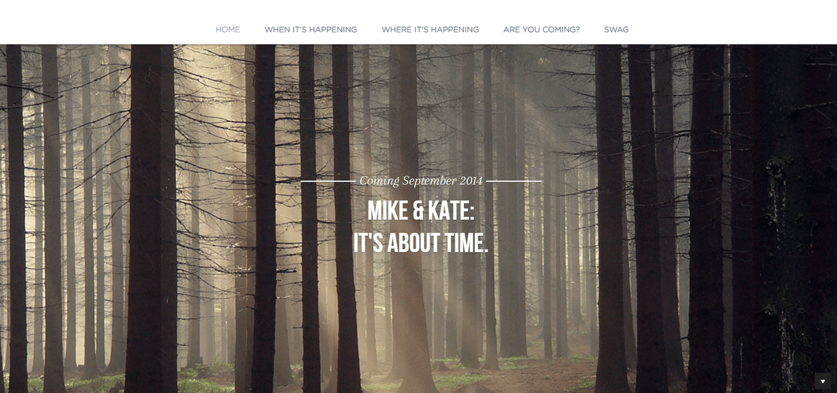 创建像Mike和Kate一样的在线邀请 创建像Mike和Kate一样的在线邀请