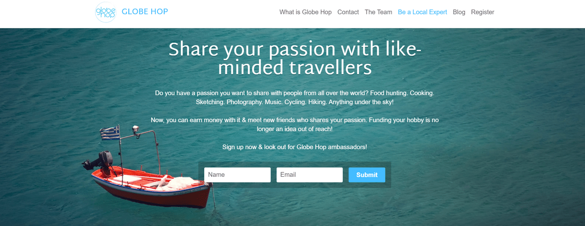 Globe hop email marketing campaigns