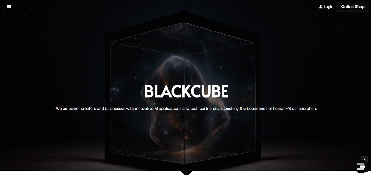 Blackcube ecommerce with Strikingly Blackcube ecommerce with Strikingly