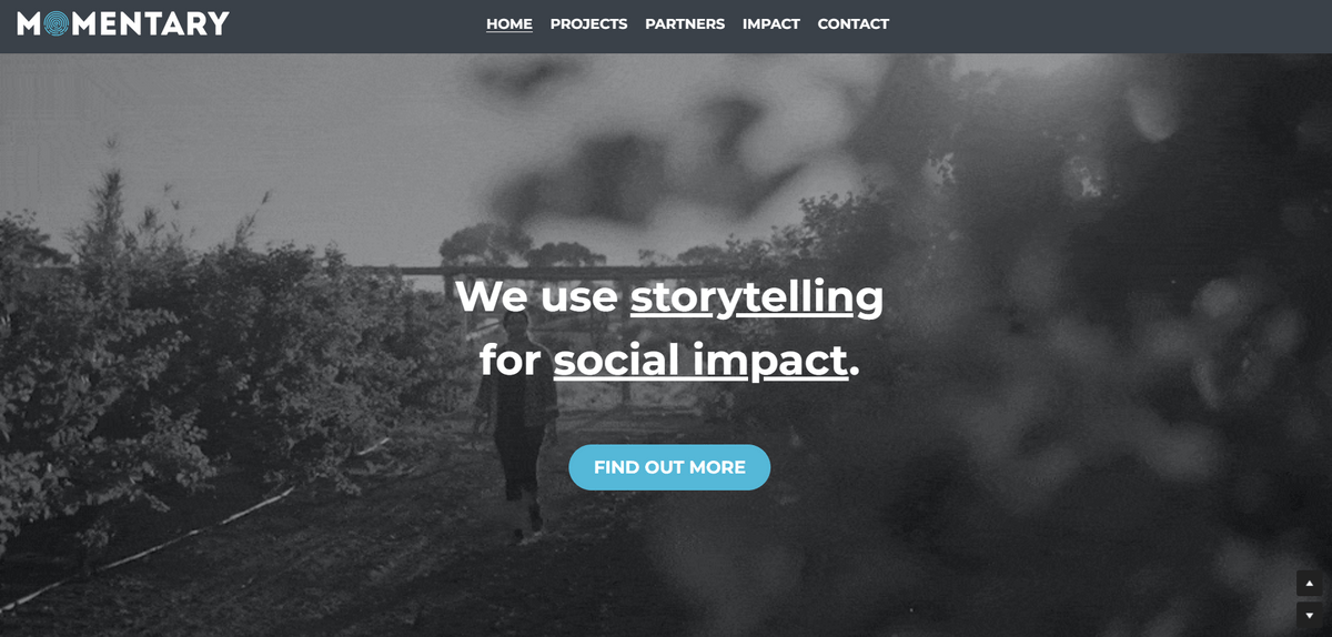 Momentary ecommerce website