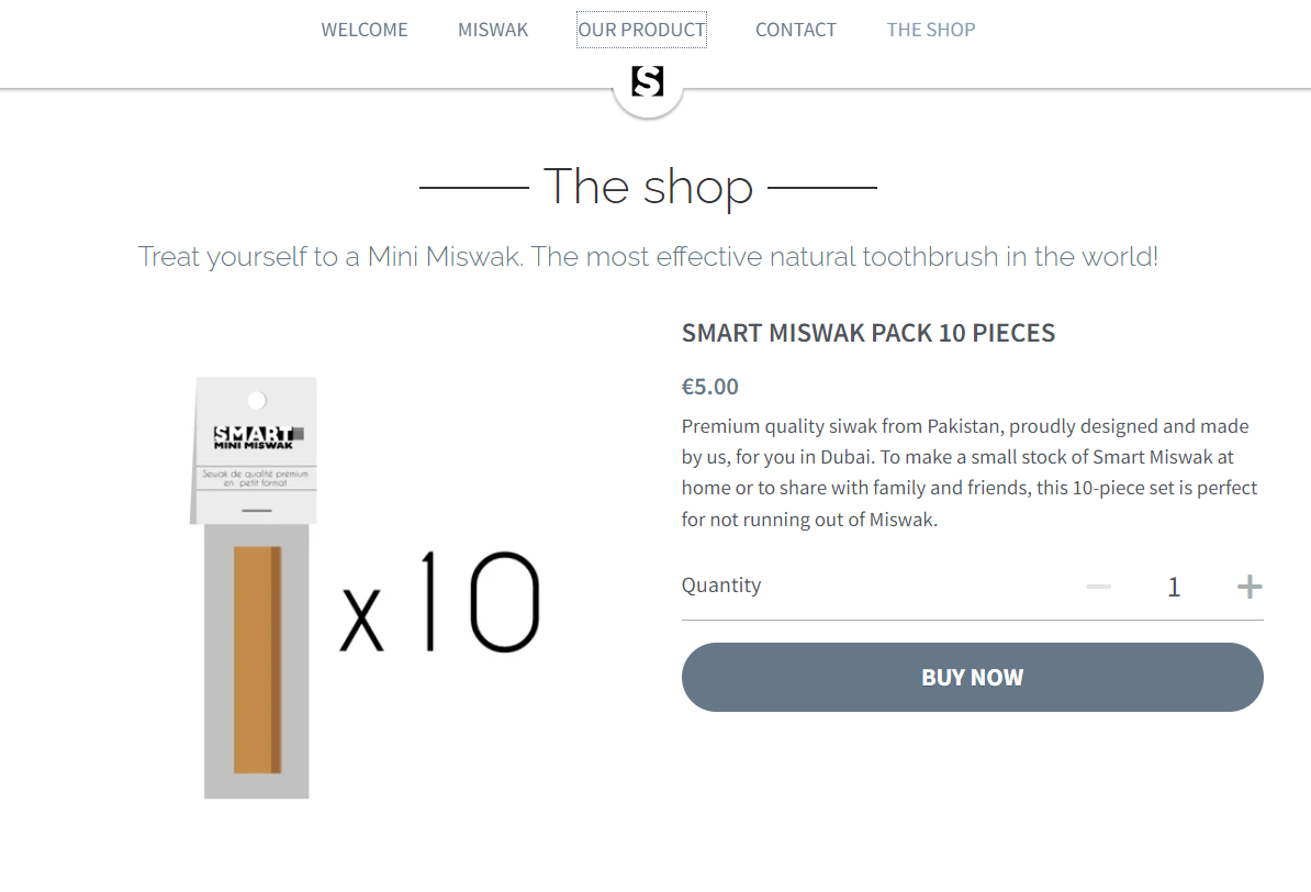 Selling your product like Smart Miswak Selling your product like Smart Miswak