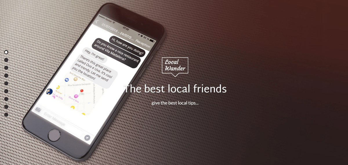 Ux design principles like Local Wander