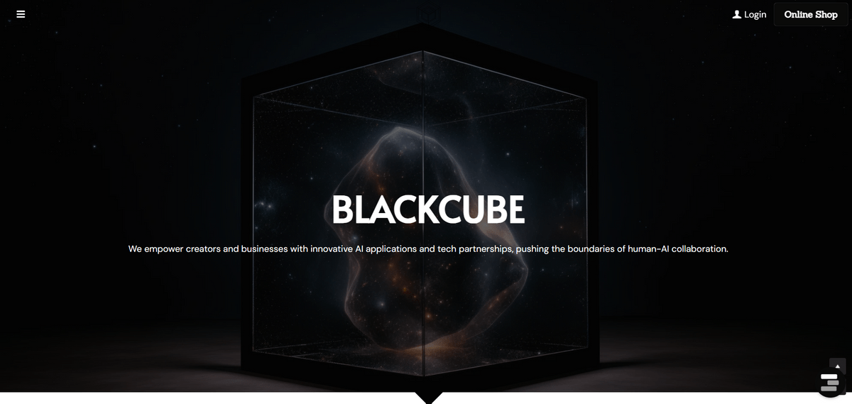 Social media channels like Blackcube Social media channels like Blackcube