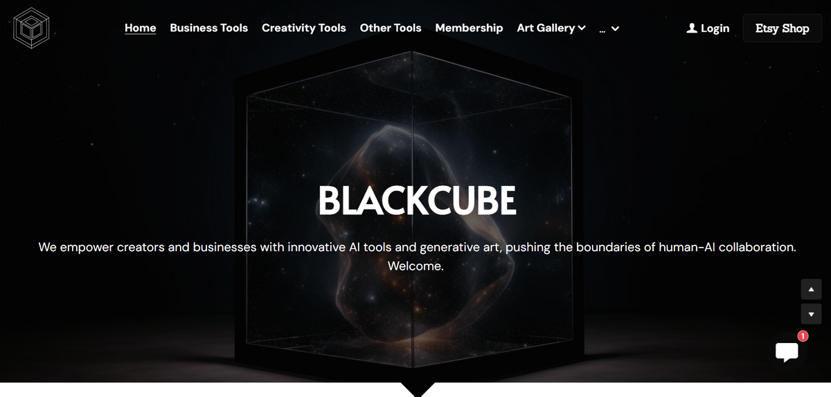 Blackcube ecommerce con Strikingly Blackcube ecommerce con Strikingly
