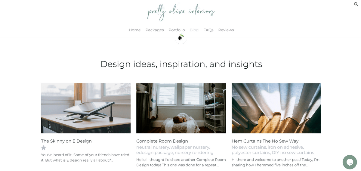 Blog name like Pretty Olive