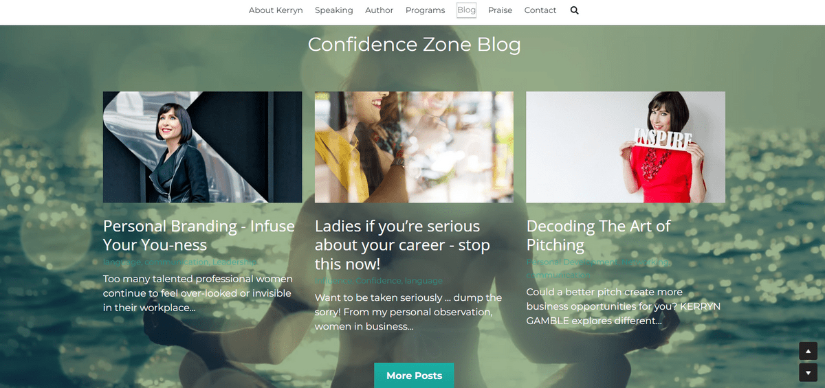 How to create a blog like Kerryn