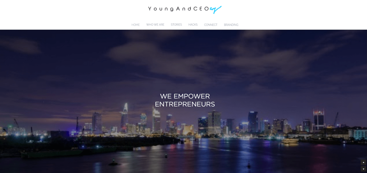 Young & CEO ecommerce website Young & CEO ecommerce website